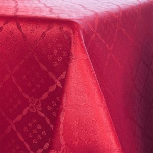Red stain and mothproof tablecloth