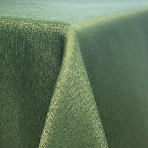 Stain-resistant tablecloth in screened fabric