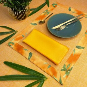 American Placemats Set Fantasy Leaves