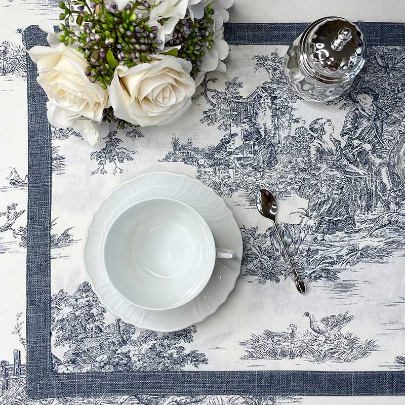 Toile De Jouy Placemat And Napkin Set in Multicoloured - Gucci